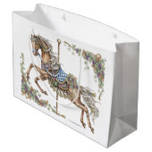Sac de cadeau de dessin de cheval de carrousel (Dos Angle)