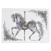 Sac de cadeau de dessin de cheval de carrousel (Dos)