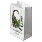 Sac de cadeau de dinosaure (Devant Angle)