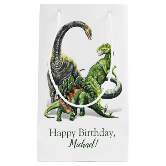 Sac de cadeau de dinosaure (Devant)