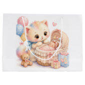 Sac de cadeau de douche bébé mignon | Tumble aquar (Dos)