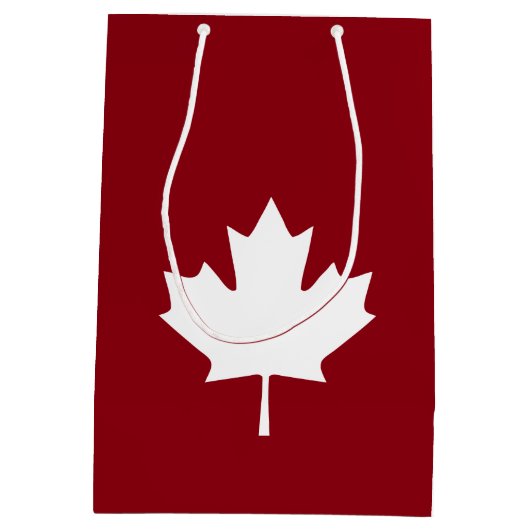 Sac de cadeau de feuille d'érable du Canada - (Dos)