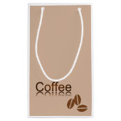 Sac de cadeau de fille de café (Dos)