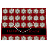 Sac de cadeau de fleur d'huître - conception C (Devant)