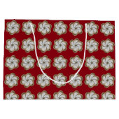 Sac de cadeau de fleur d'huître - conception C (Dos)