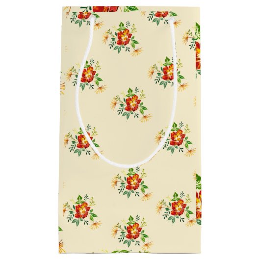 Sac de cadeau de fleurs de printemps (Devant)
