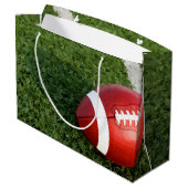 Sac de cadeau de football américain grand (Dos Angle)