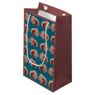 Sac de cadeau de frénésie d'écureuil rouge