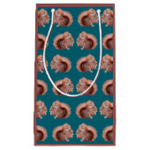 Sac de cadeau de frénésie d'écureuil rouge (Devant)