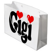 Sac de cadeau de Gigi grand (Dos Angle)