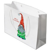 Sac de cadeau de gnome de Noël (Dos Angle)