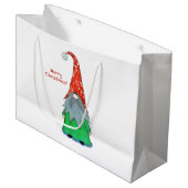 Sac de cadeau de gnome de Noël (Devant Angle)