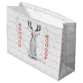 SAC DE CADEAU DE HOHOHOWOOOF WEIMARANER (Dos Angle)