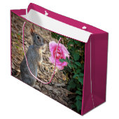 Sac de cadeau de lapin de roseraie (Devant Angle)