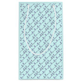 Sac de Cadeau de Leçons de Danse (Bleu) (Dos)