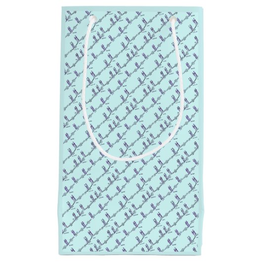 Sac de Cadeau de Leçons de Danse (Bleu) (Devant)