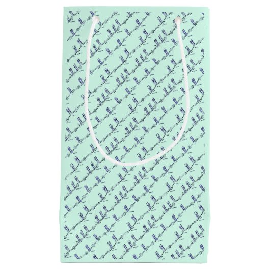 Sac de Cadeau de Leçons de Danse (Vert) (Devant)