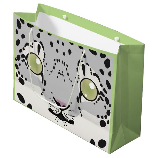 Sac de cadeau de léopard de neige (Devant Angle)
