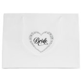 Sac de cadeau de mariée de mariage (Devant)