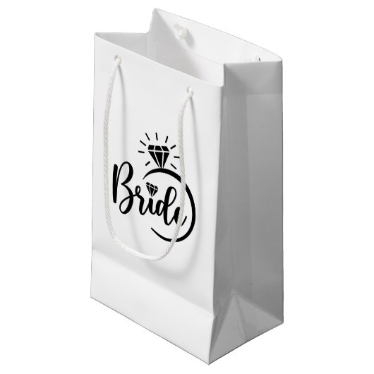 Sac de cadeau de mariée de mariage (Devant Angle)