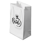 Sac de cadeau de mariée de mariage (Dos Angle)
