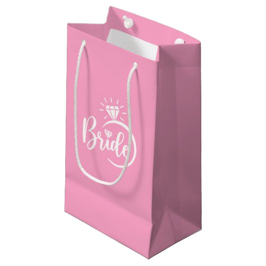Sac de cadeau de mariée de mariage (Devant Angle)