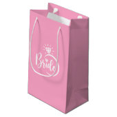 Sac de cadeau de mariée de mariage (Dos Angle)