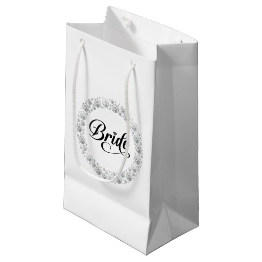 Sac de cadeau de mariée de mariage (Devant Angle)