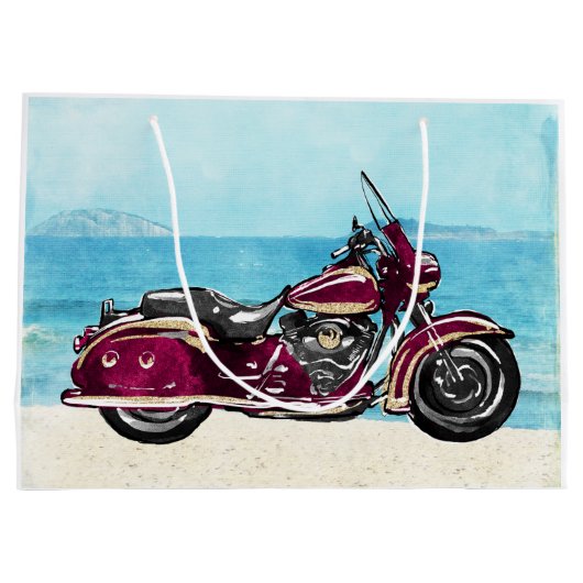 Sac de cadeau de motard de moto (Dos)