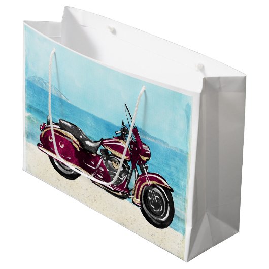 Sac de cadeau de motard de moto (Devant Angle)