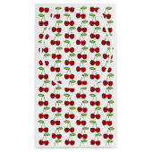 Sac de cadeau de motif de cerise (Dos)