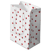 Sac de cadeau de motif de coccinelle (Dos Angle)