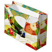 sac de cadeau de motif de Japonais (Devant Angle)