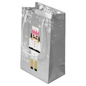 Sac de cadeau de Noël de ballerine et de (Dos Angle)