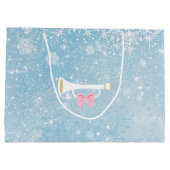 Sac de cadeau de Noël de ballerine et de (Dos)