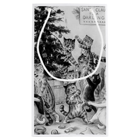 Sac de cadeau de Noël de Louis Wain (Dos)