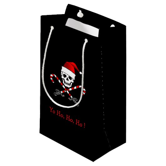 Sac de cadeau de Noël de pirate de jolly roger (Devant Angle)