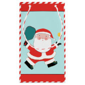 Sac de cadeau de Noël petit pickleball (Dos)