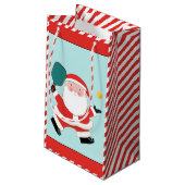 Sac de cadeau de Noël petit pickleball (Dos Angle)