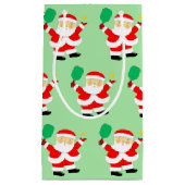 Sac de cadeau de Noël petit Pickleball (Devant)