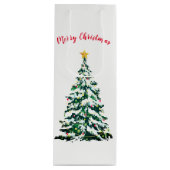 Sac de cadeau de papier de vacances de Noël (Devant)