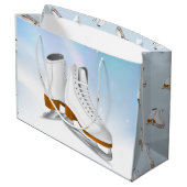 Sac de cadeau de patins de glace grand (Dos Angle)