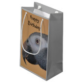 Sac de cadeau de perroquet de joyeux anniversaire (Dos Angle)