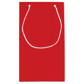 Sac de cadeau de petit format avec le drapeau de V (Dos)