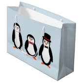Sac de cadeau de pingouin (Devant Angle)