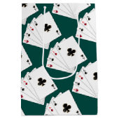 Sac de cadeau de quatre d'as cartes de jeu (Dos)
