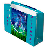 Sac de cadeau de regard fixe de dauphin (Dos Angle)