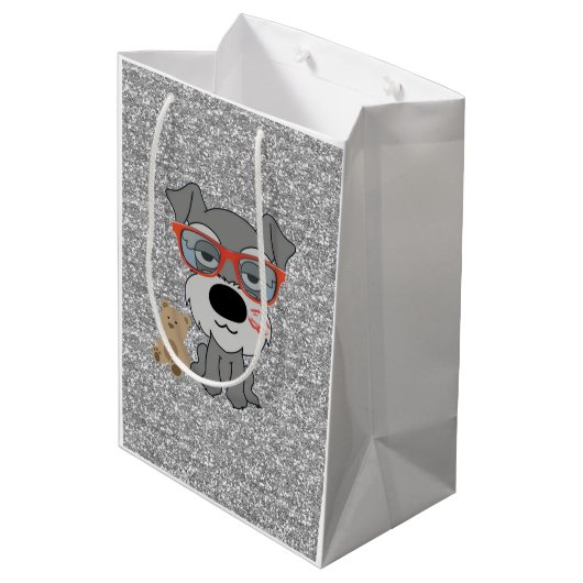 Sac de cadeau de Schnauzer (Dos Angle)