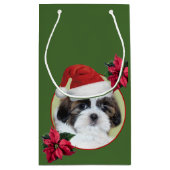 Sac de cadeau de Shih Tzu de Noël (Dos)