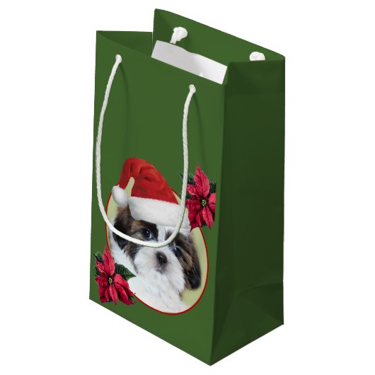 Sac de cadeau de Shih Tzu de Noël (Dos Angle)